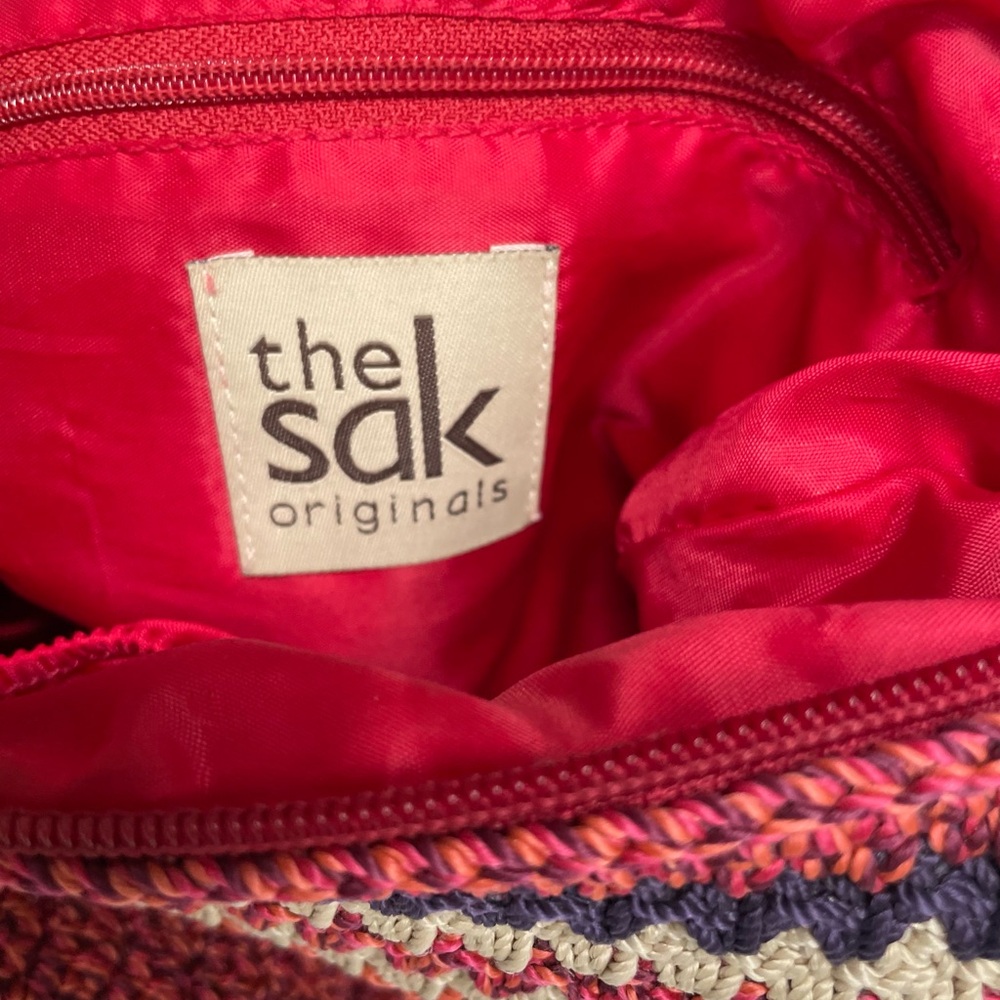 The Sak Originals Multicolor Crochet Shoulder Bag – Boho Style - Picture 6 of 7